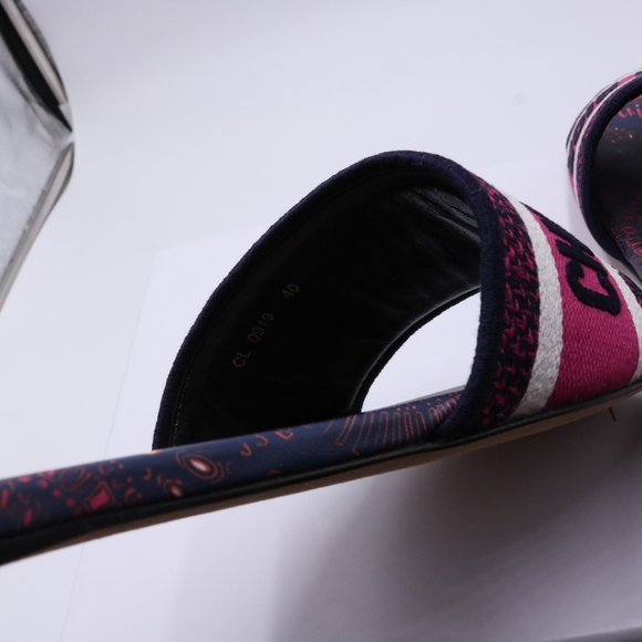 Christian Dior dway slide 40 Animals Leo August Tiger Pink Deep Blue C829 - Picture 9 of 13